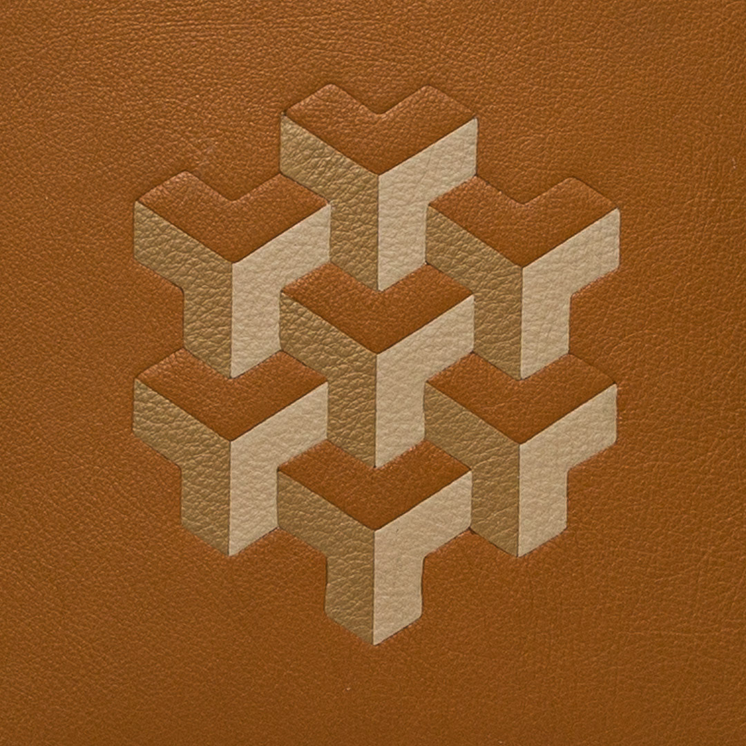 Leather marquetry designs