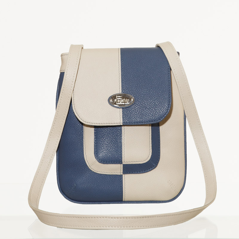 Two tone compact cross body sling bag | Flagship Handbags