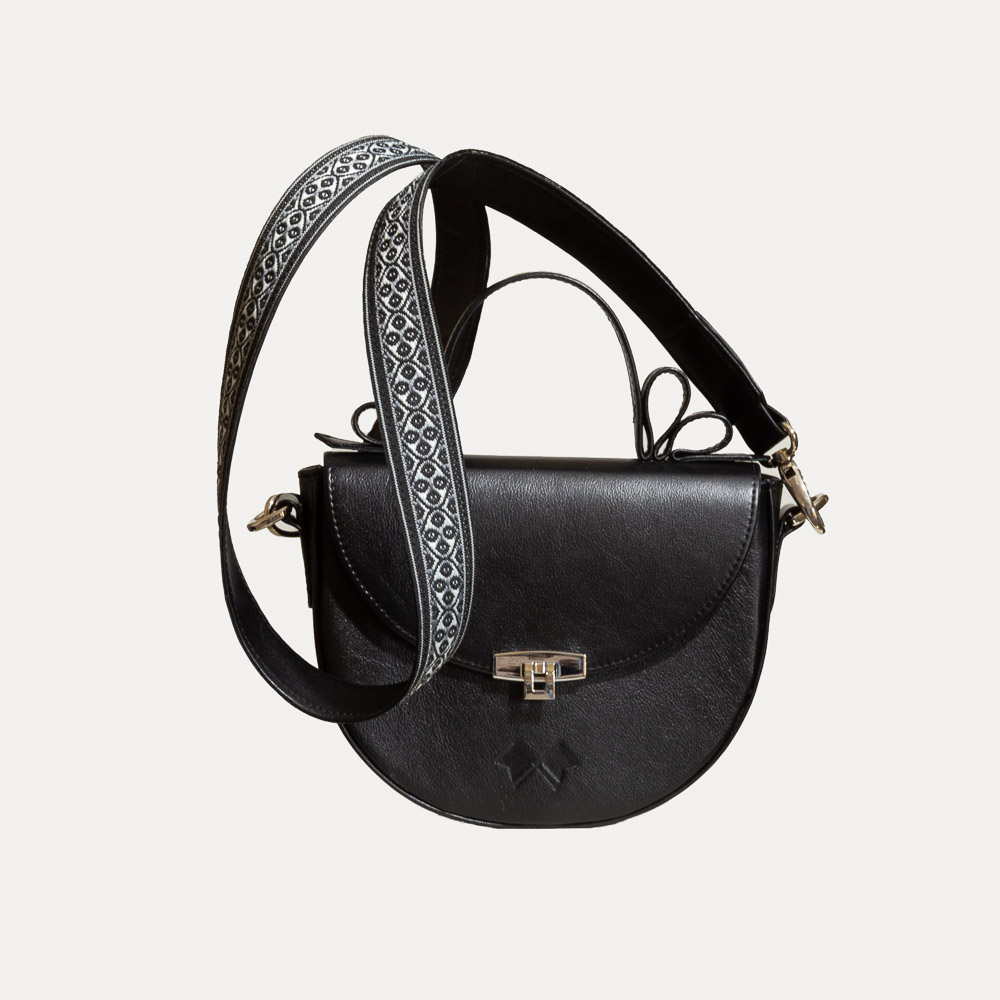 Black Mini Leather Bag | Flagship Handbags